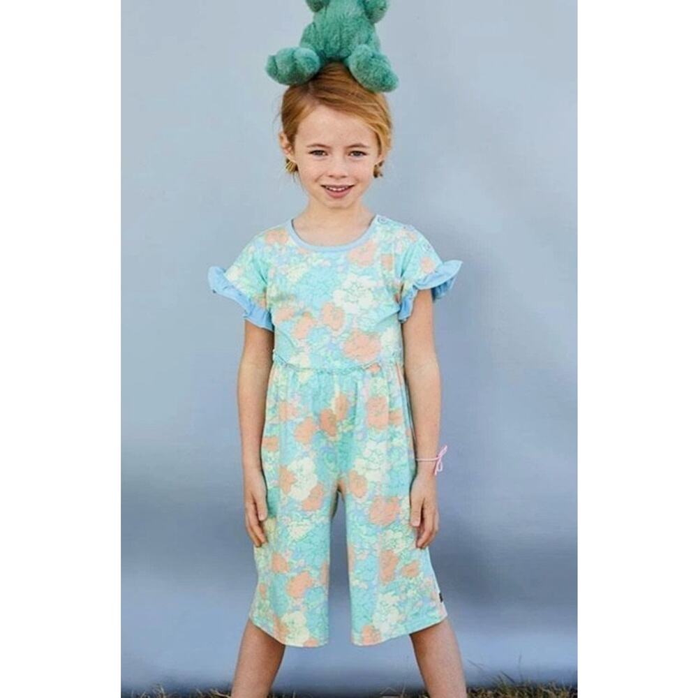Matilda Jane Far Out Floral Girls Romper – Size 4 (New w/ Tags) 31006R